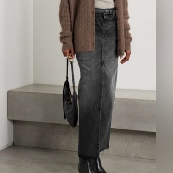 Reformation Dresses & Skirts - Reformation Tazz Paneled Organic Denim Skirt